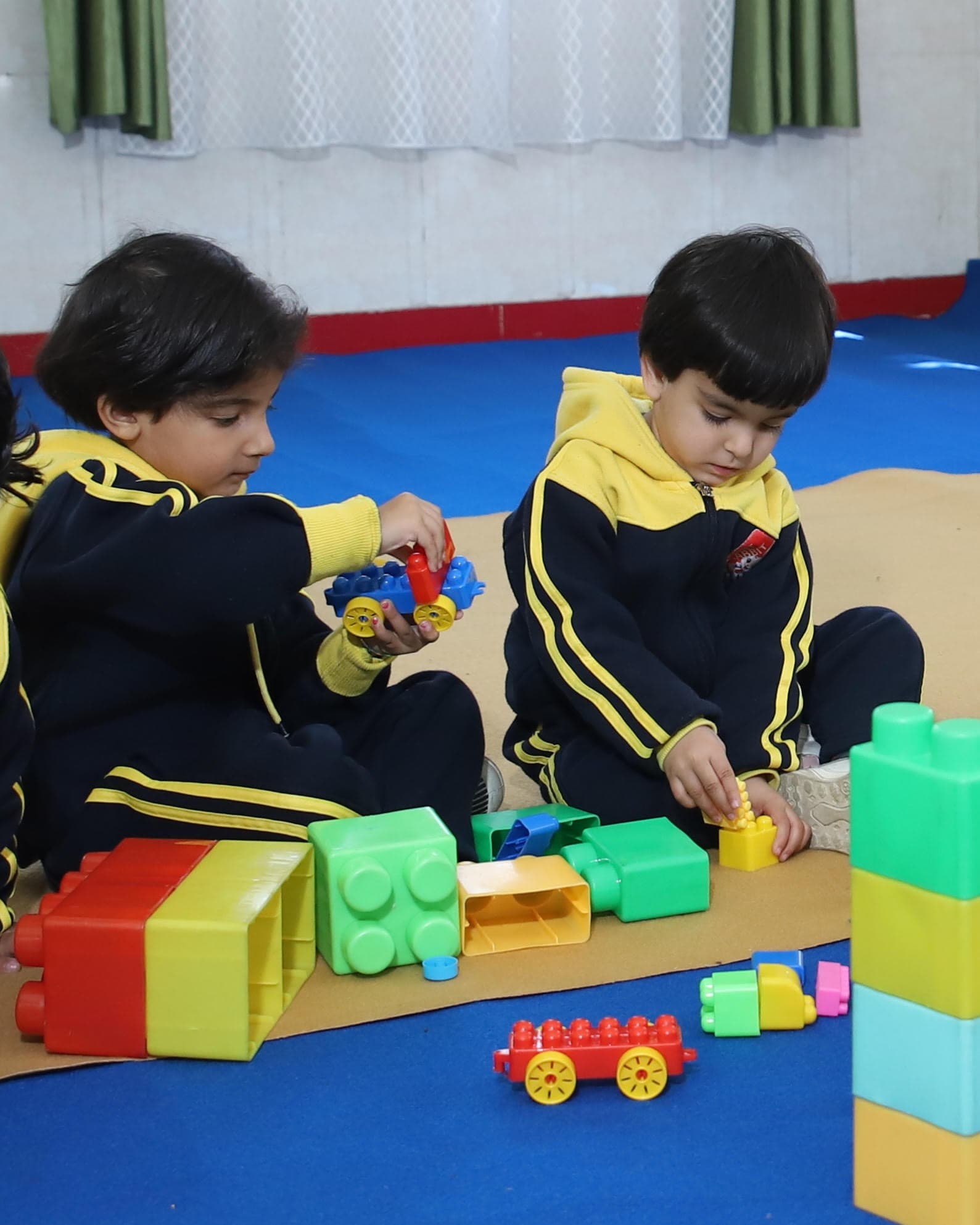 Children enjoying a preschool activity